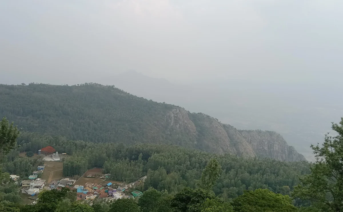 View from Pagoda Point at Yercaud